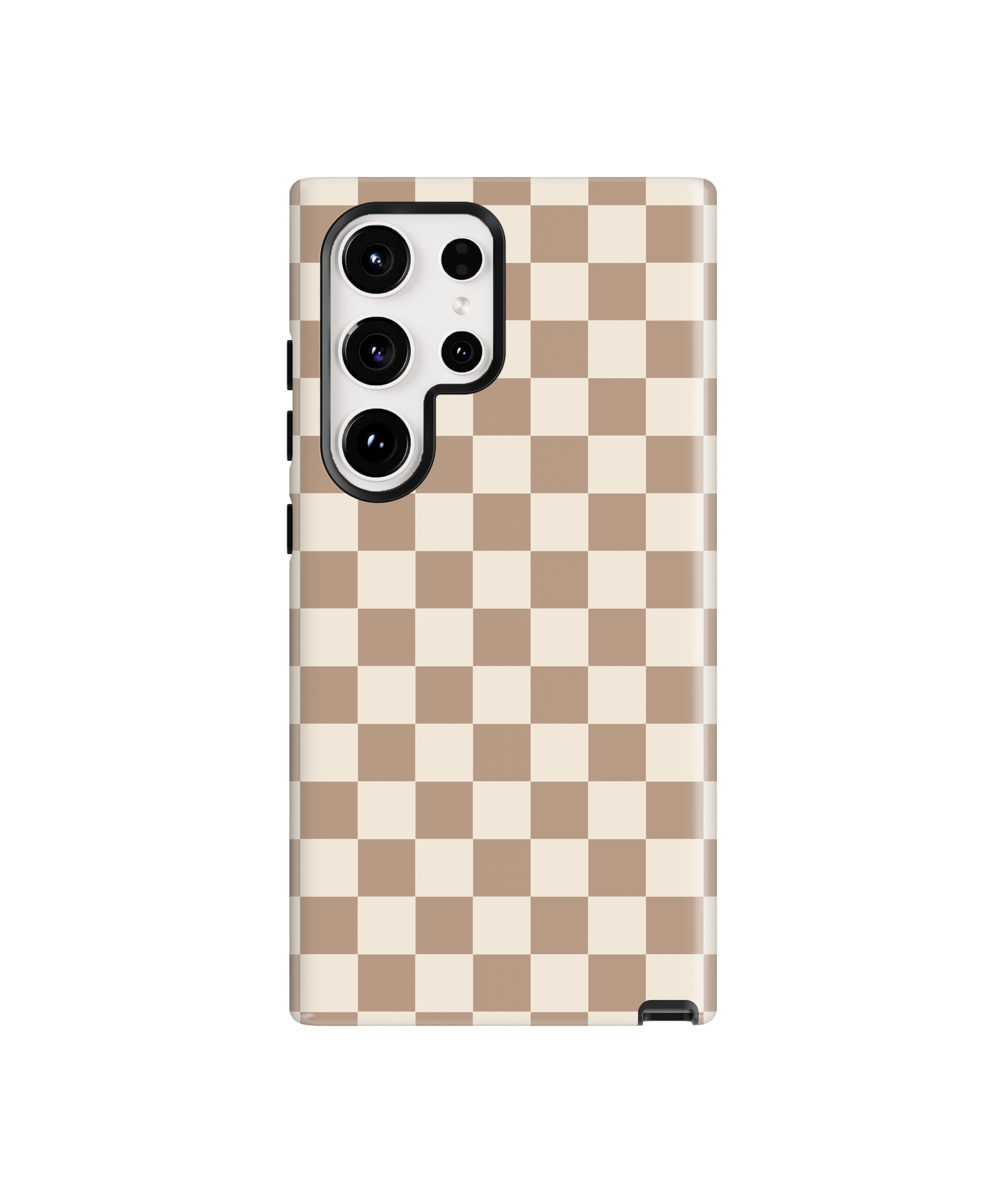 Chestnut Checkers II Phone Case