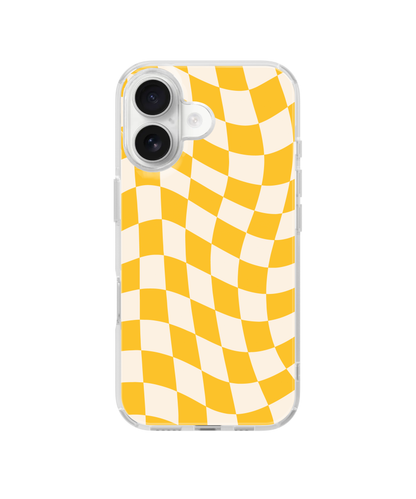 Sunny Wavy Checkers II Clear Case Insert