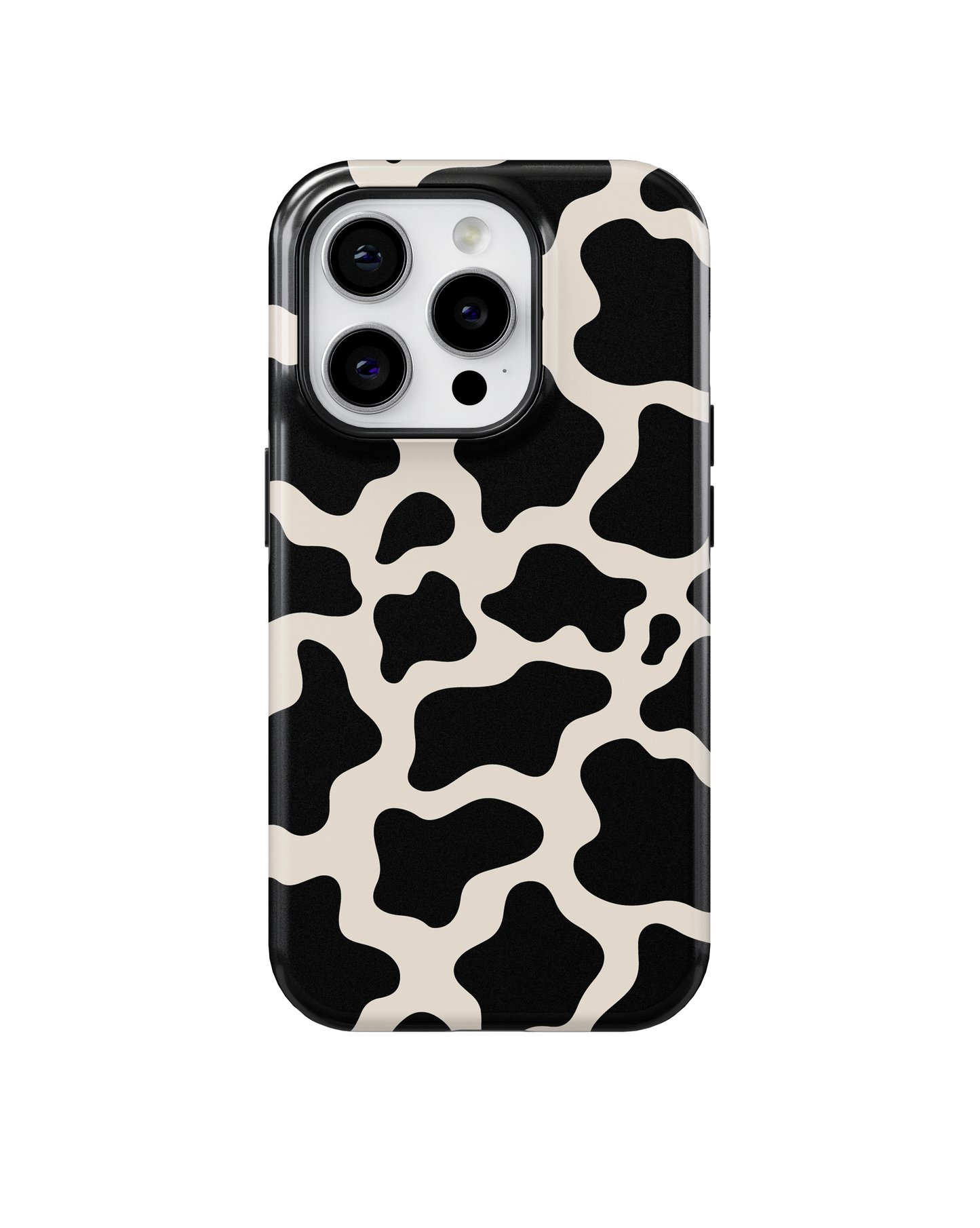 Onyx Cow Print Phone Case