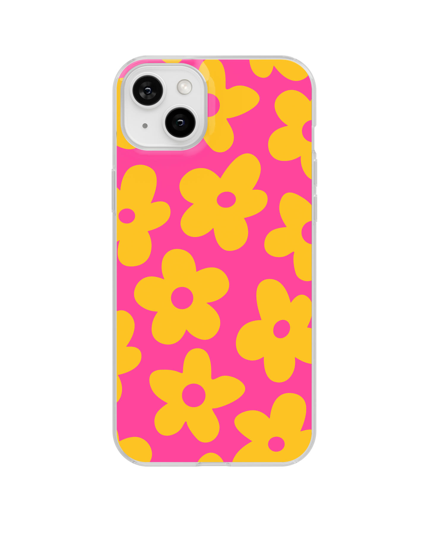 Pink Lemonade Big Blooms Clear Case Insert