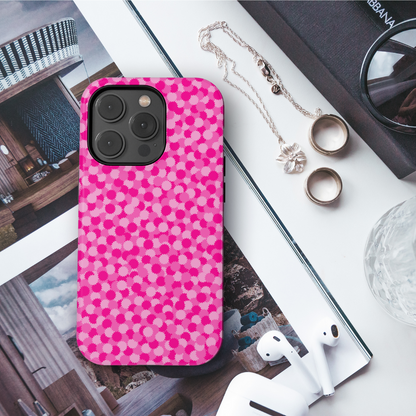 Fuchsia Pop Joy Bursts iPhone Case