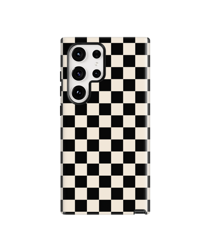 Onyx Checkers II Phone Case