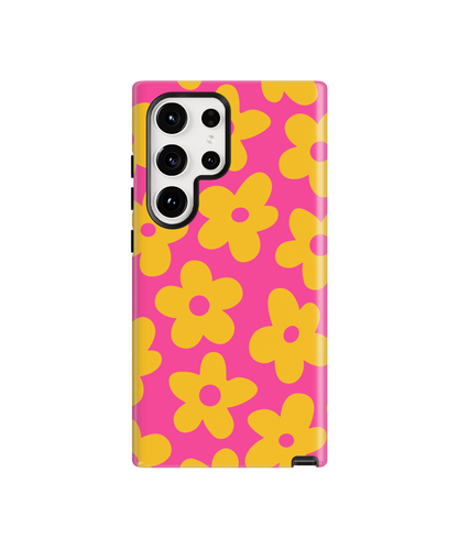 Pink Lemonade Big Blooms Phone Case