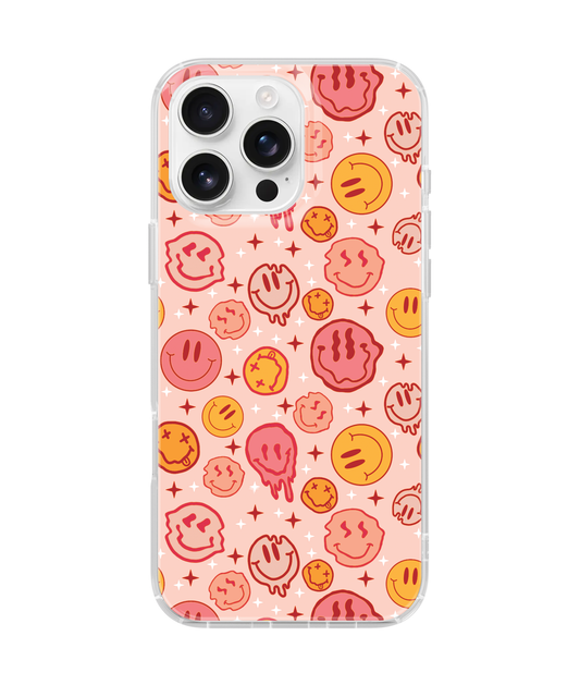 Orange & Pink Happy Hypnosis Clear Case Insert