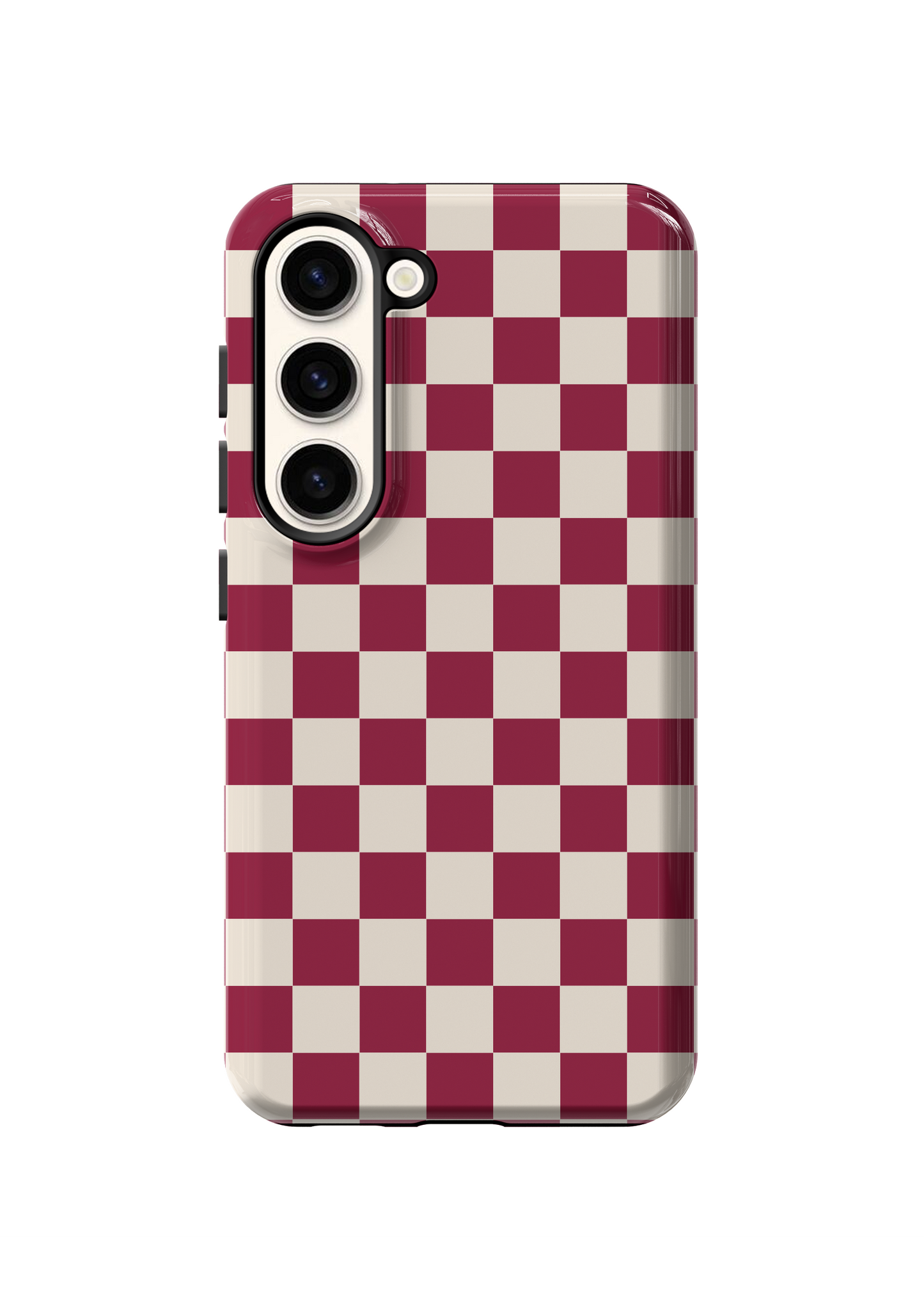 Black Cherry Checkers II Phone Case