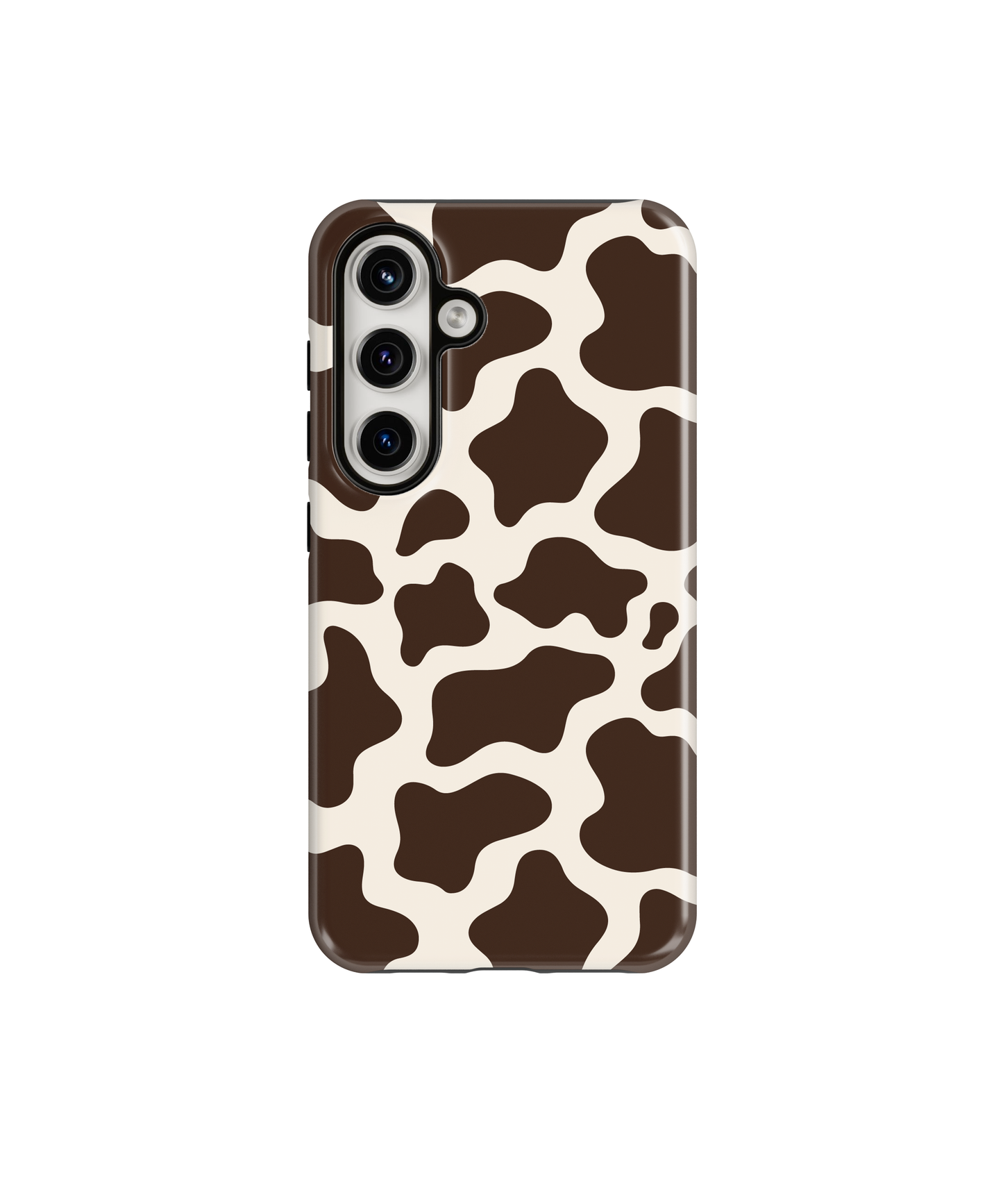 Espresso Cow Print Phone Case