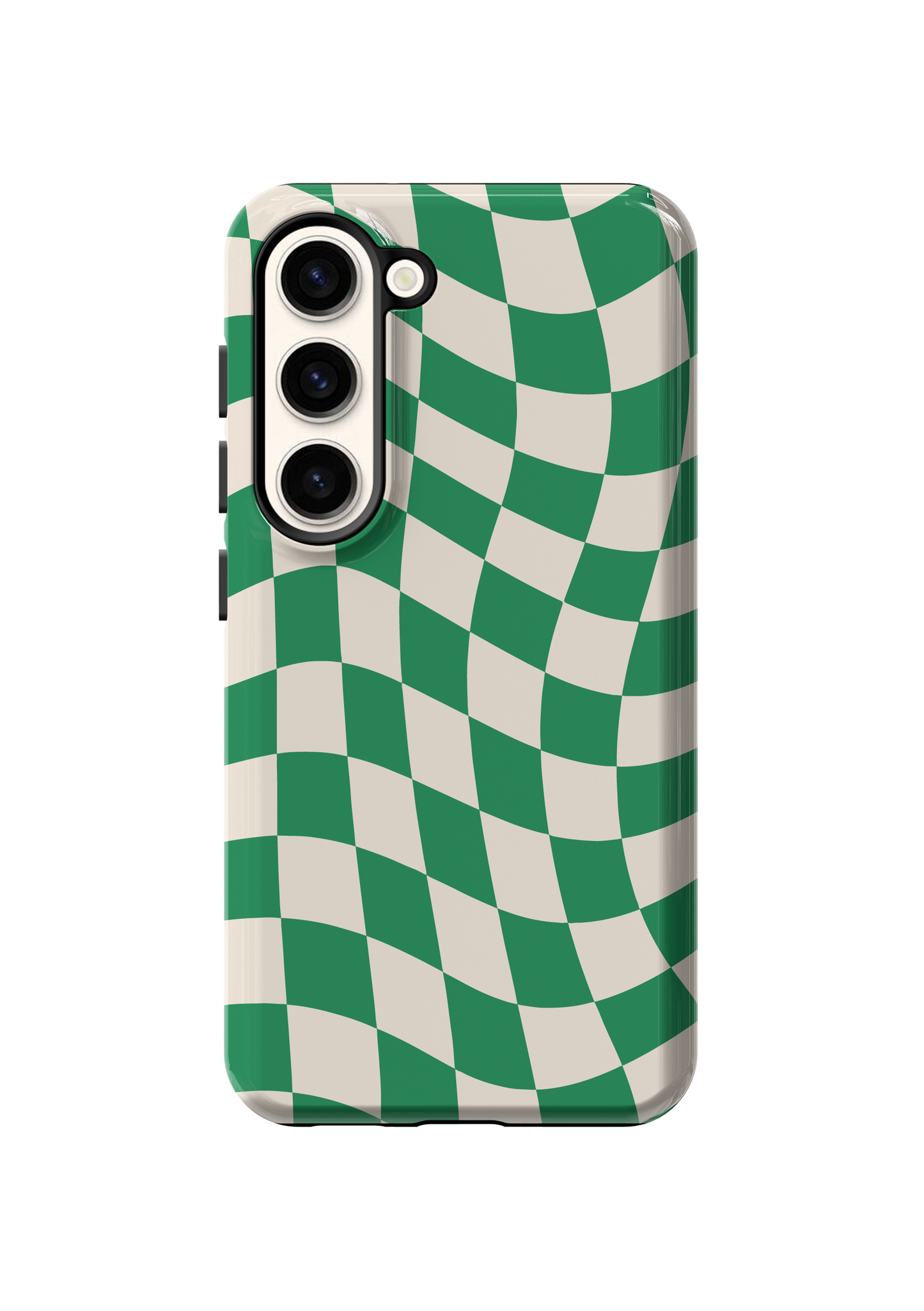 Emerald City Wavy Checkers II Phone Case