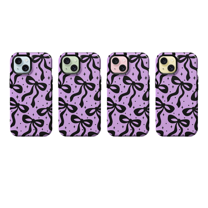 Lilac & Lace Bows I Phone Case