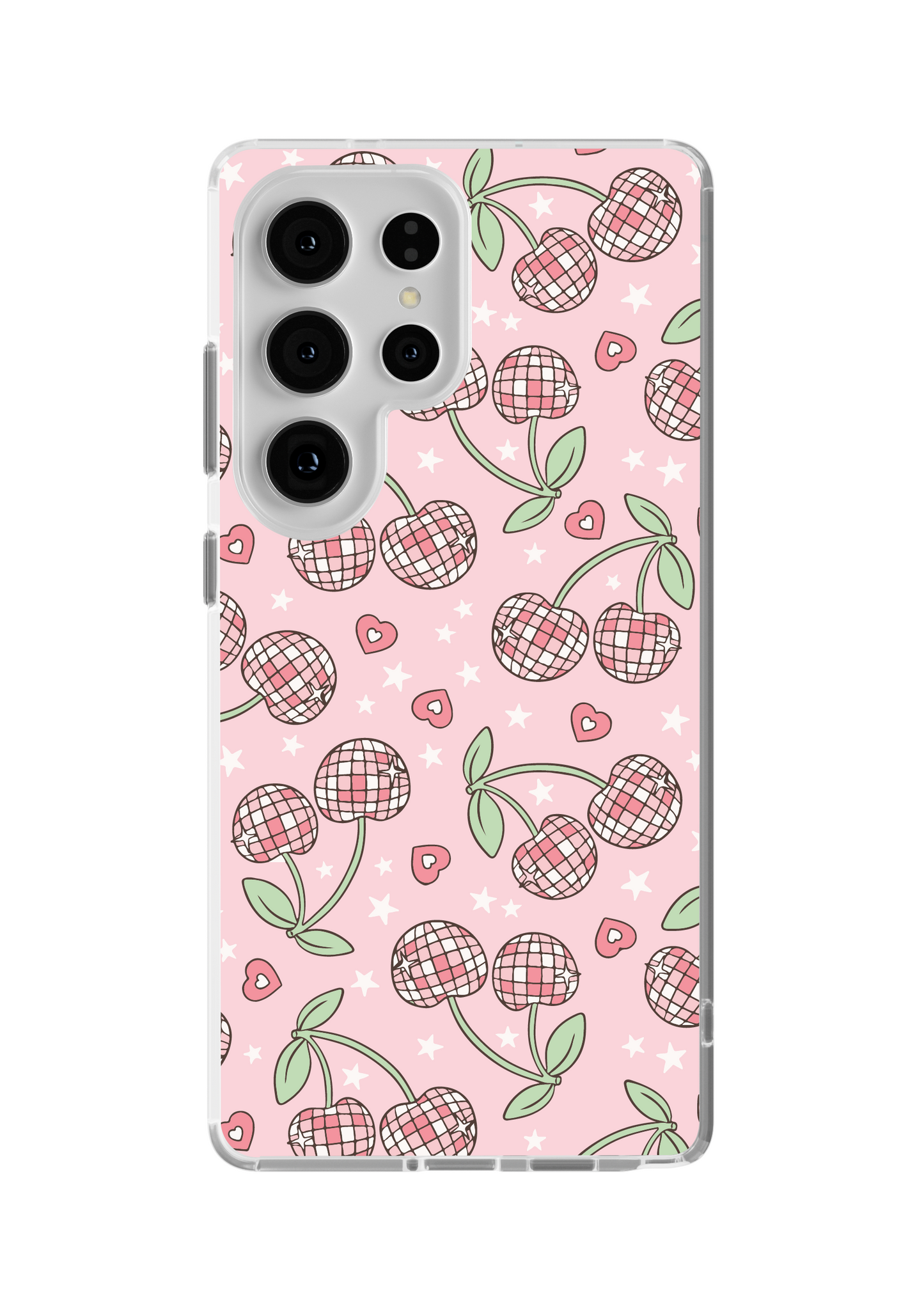 Pastel Disco Cherries Clear Case Insert