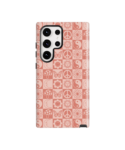 Pink Groovy Mosaic Phone Case