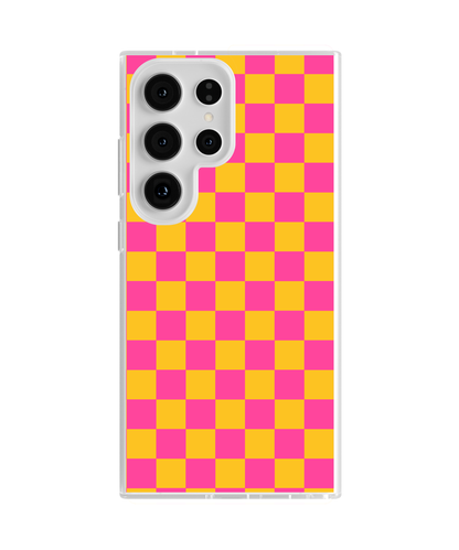 Pink Lemonade Checkers Clear Case Insert