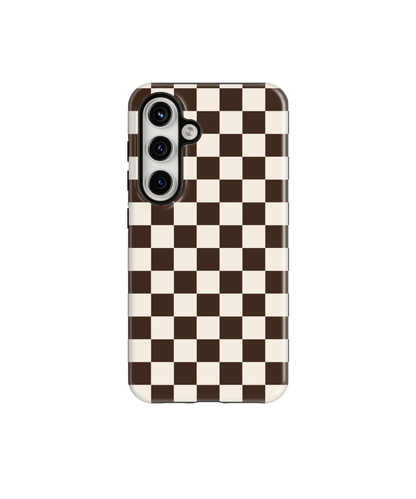 Espresso Checkers II Phone Case