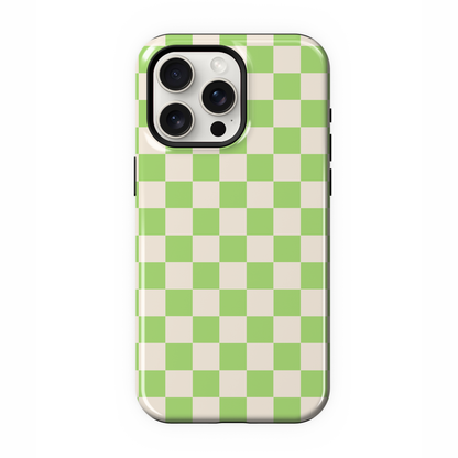 Katydid Checkers II Phone Case