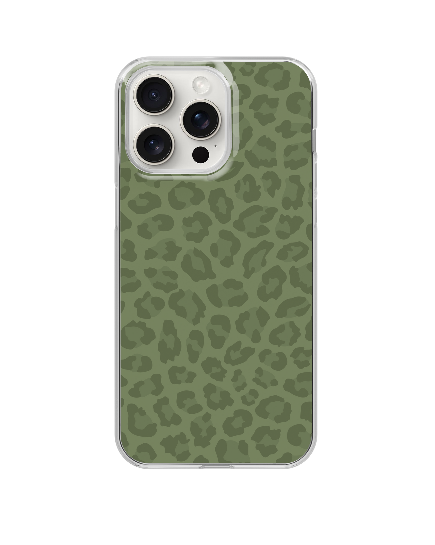 Moss Leopard Clear Case Insert