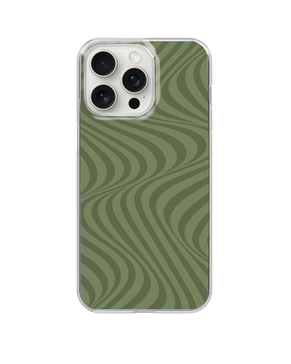 Moss Swirls Clear Case Insert