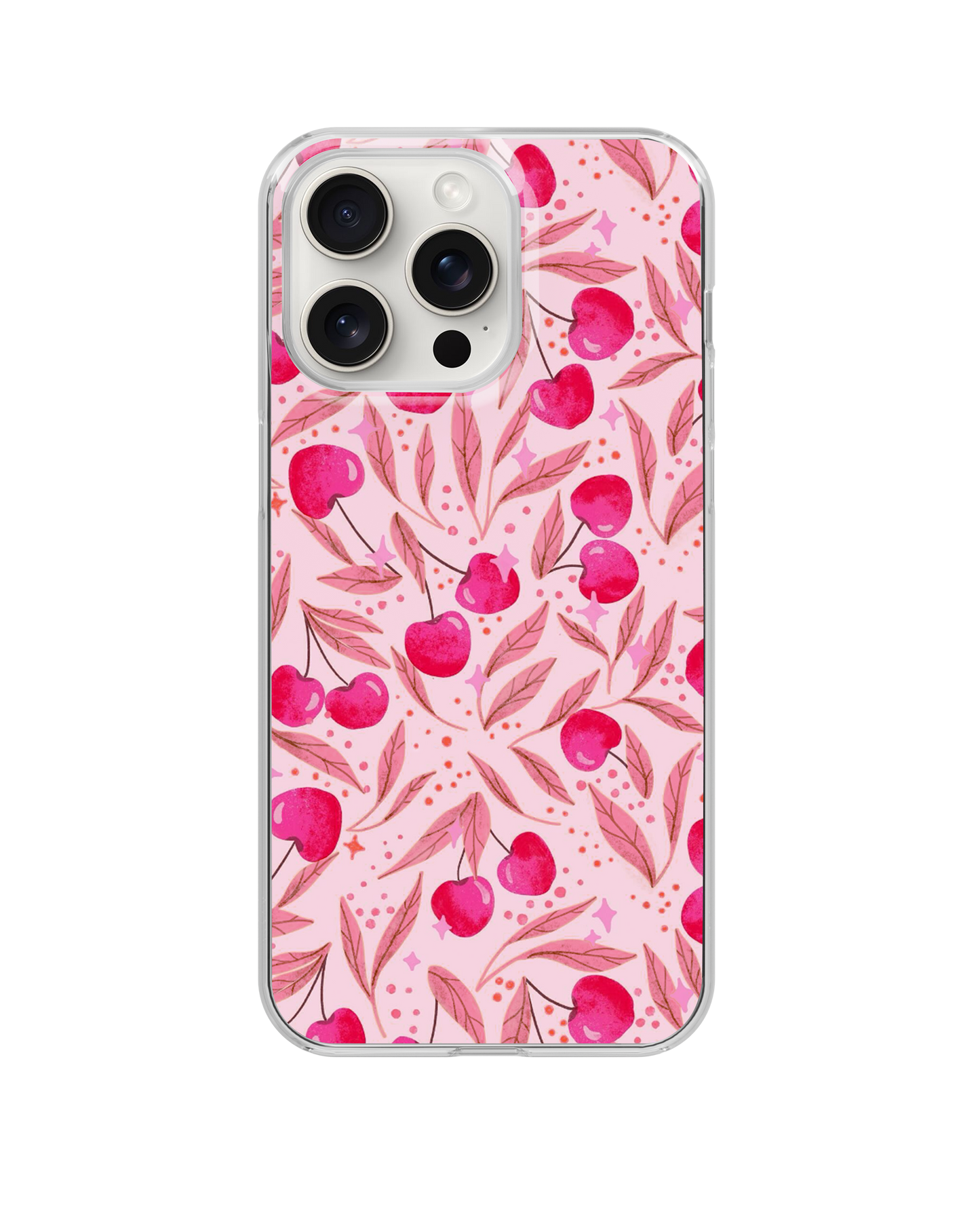 Grenadine Cherry Charm Clear Case Insert