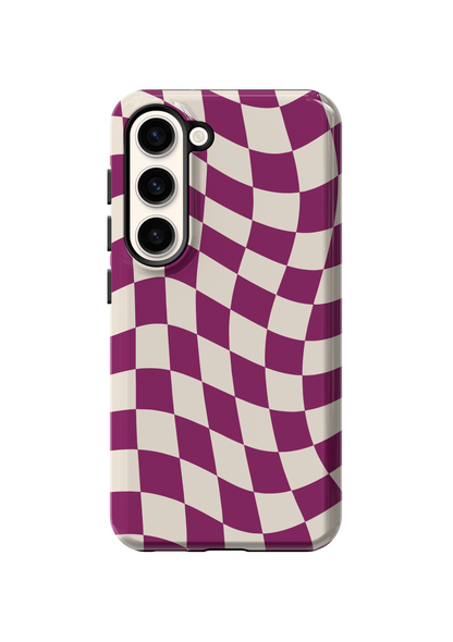 Velvet Wavy Checkers II Phone Case