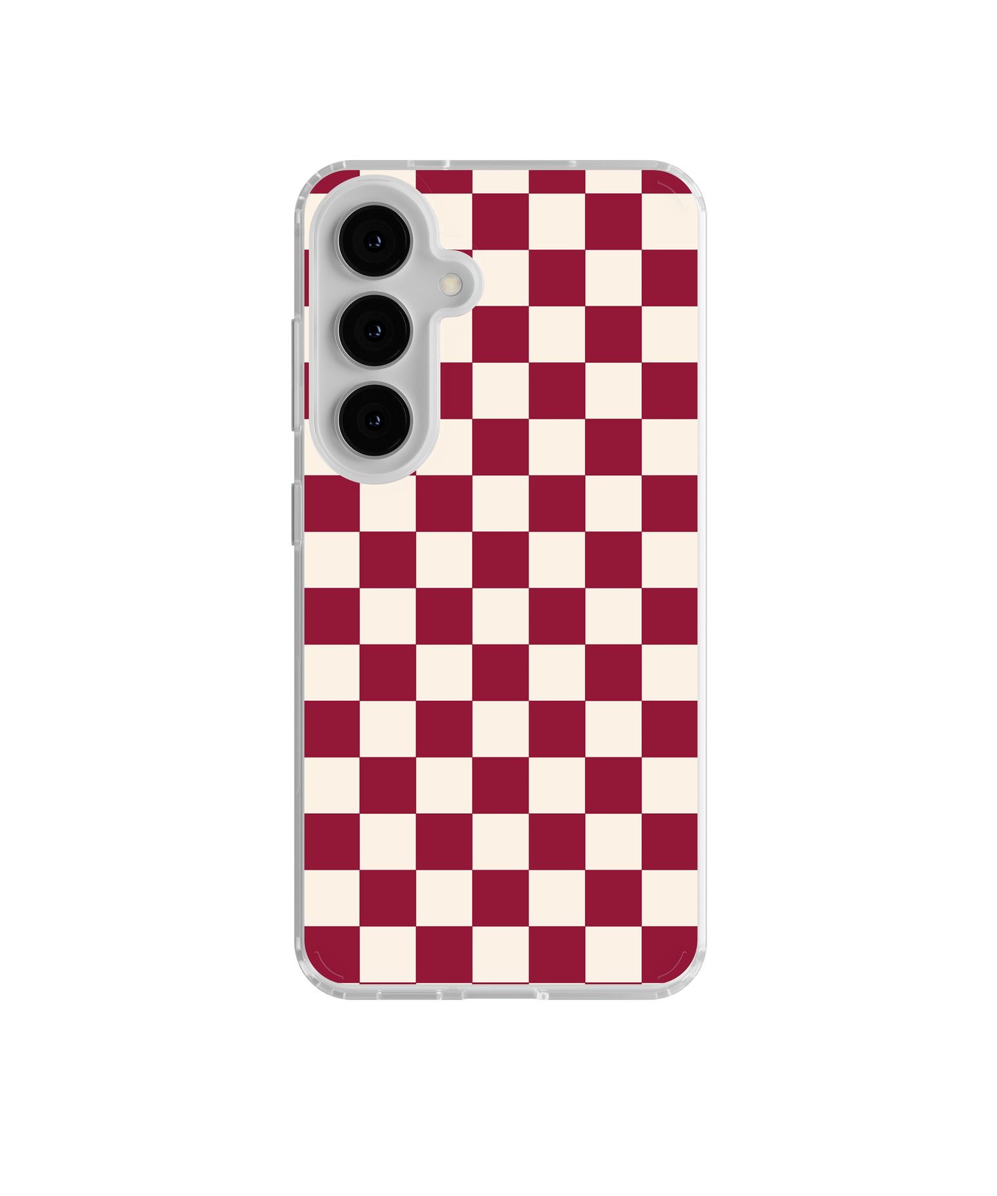 Black Cherry Checkers II Clear Case Insert