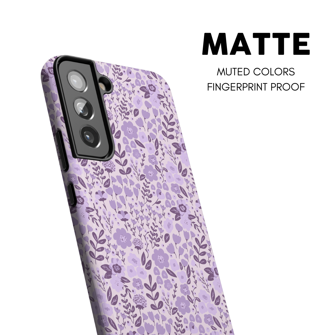 Lavender Fields (Light) Galaxy Case