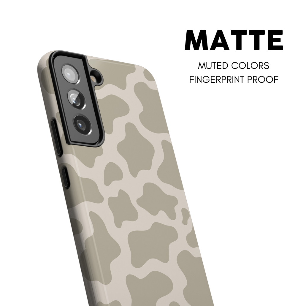 Taupe Cowprint Galaxy Case