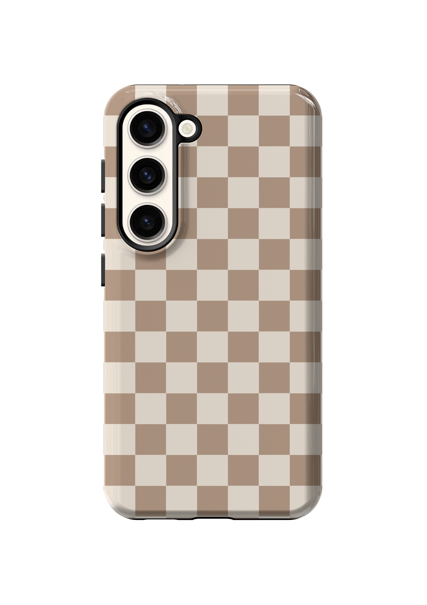 Chestnut Checkers II Phone Case