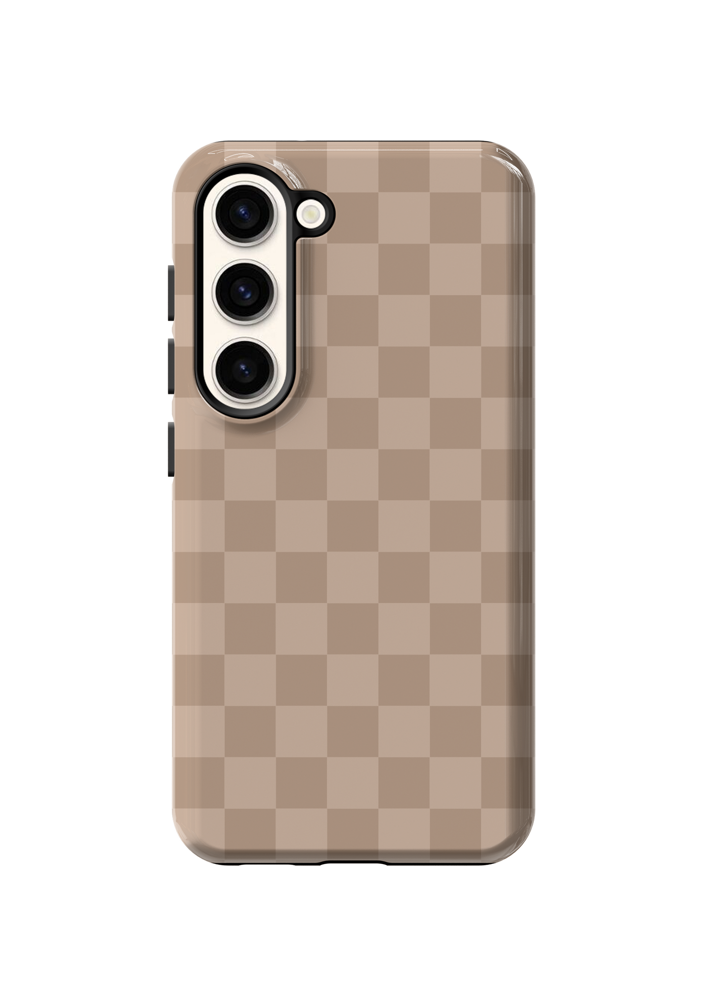 Chestnut Checkers Phone Case