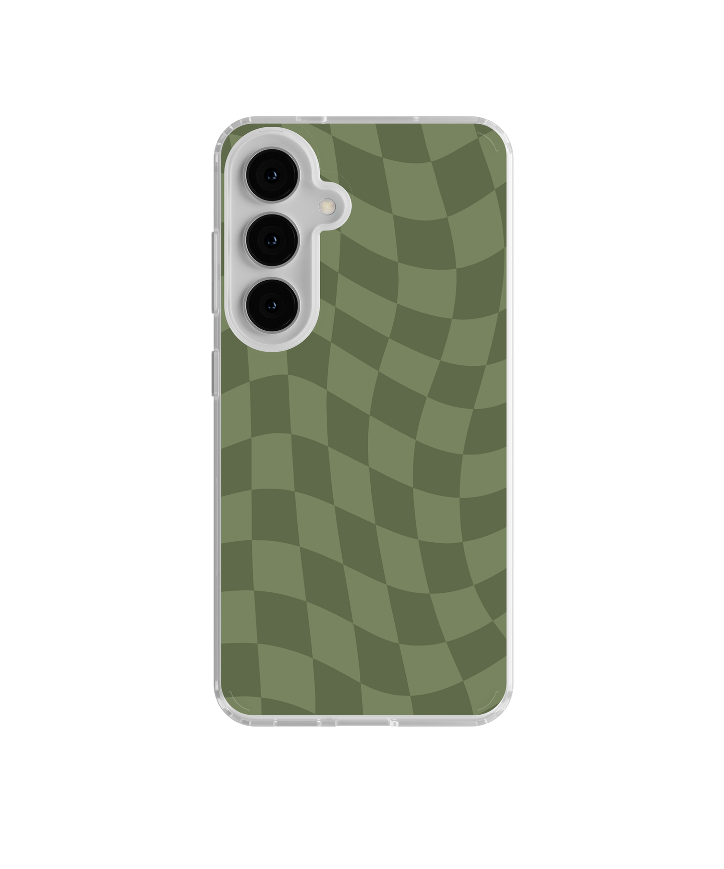 Moss Wavy Checkers Clear Case Insert