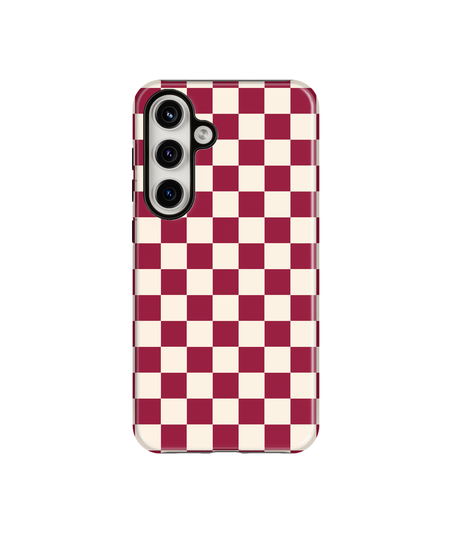 Black Cherry Checkers II Phone Case