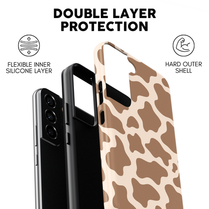 Fawn Cowprint Galaxy Case