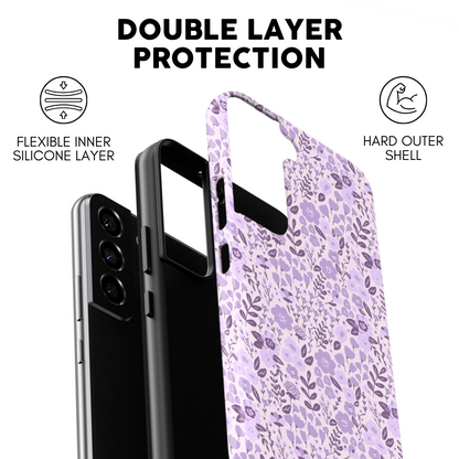 Lavender Fields (Light) Galaxy Case