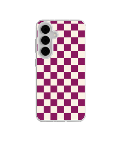 Velvet Checkers II Clear Case Insert