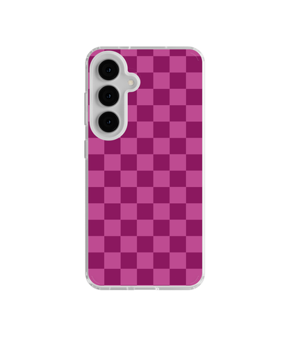 Velvet Checkers Clear Case Insert