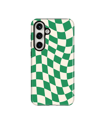 Emerald City Wavy Checkers II Phone Case