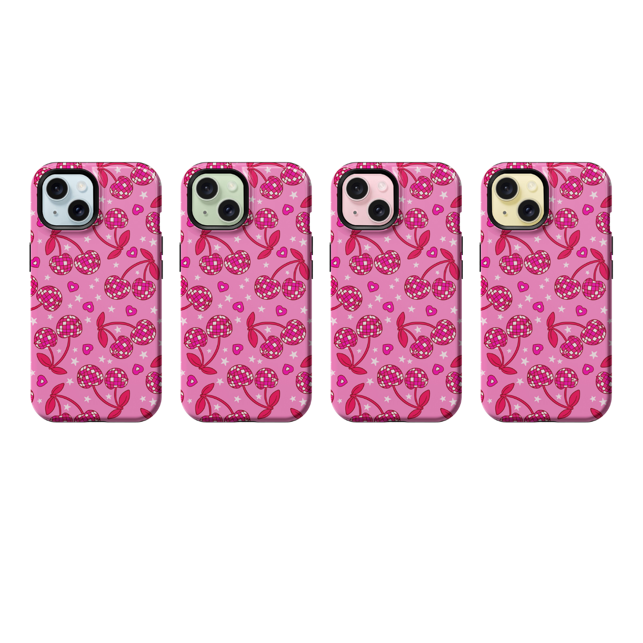 Sweetheart Disco Cherries Phone Case