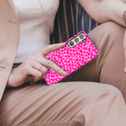 Fuchsia Pop Joy Bursts Galaxy Case