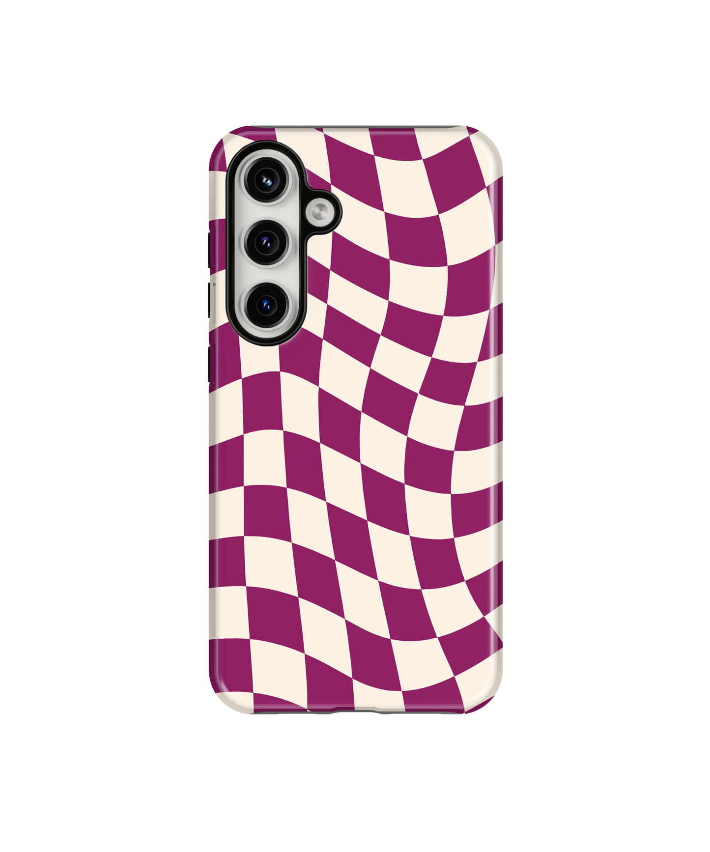 Velvet Wavy Checkers II Phone Case