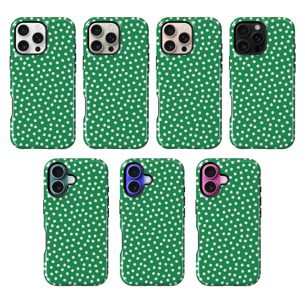 Emerald City Dots Phone Case