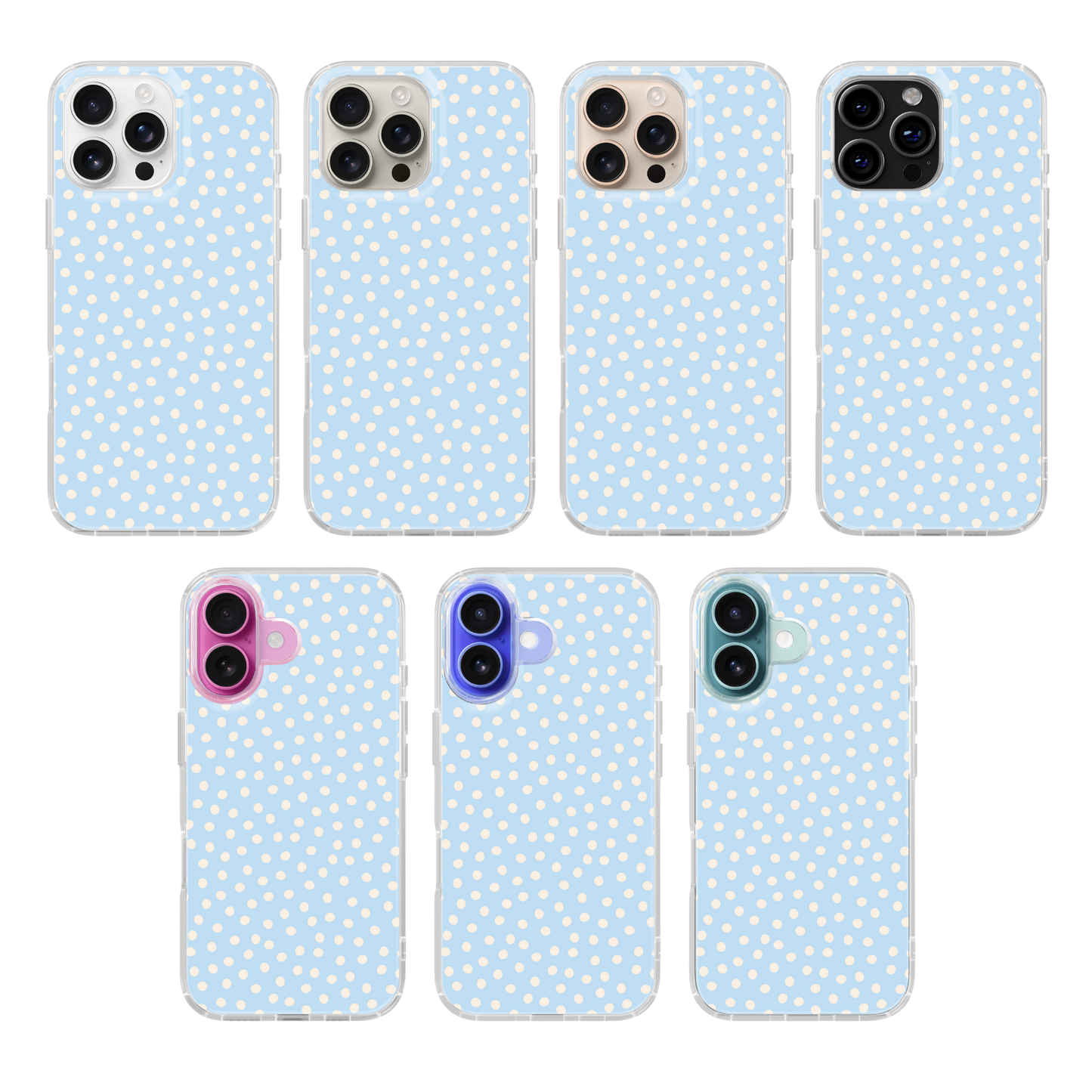 Cloud 9 Dots Clear Case Insert