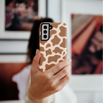 Fawn Cowprint Galaxy Case