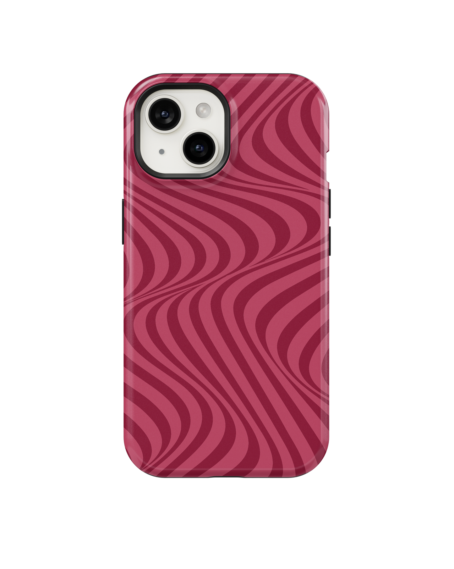 Black Cherry Swirls Phone Case