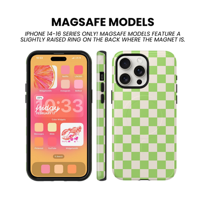 Katydid Checkers II Phone Case