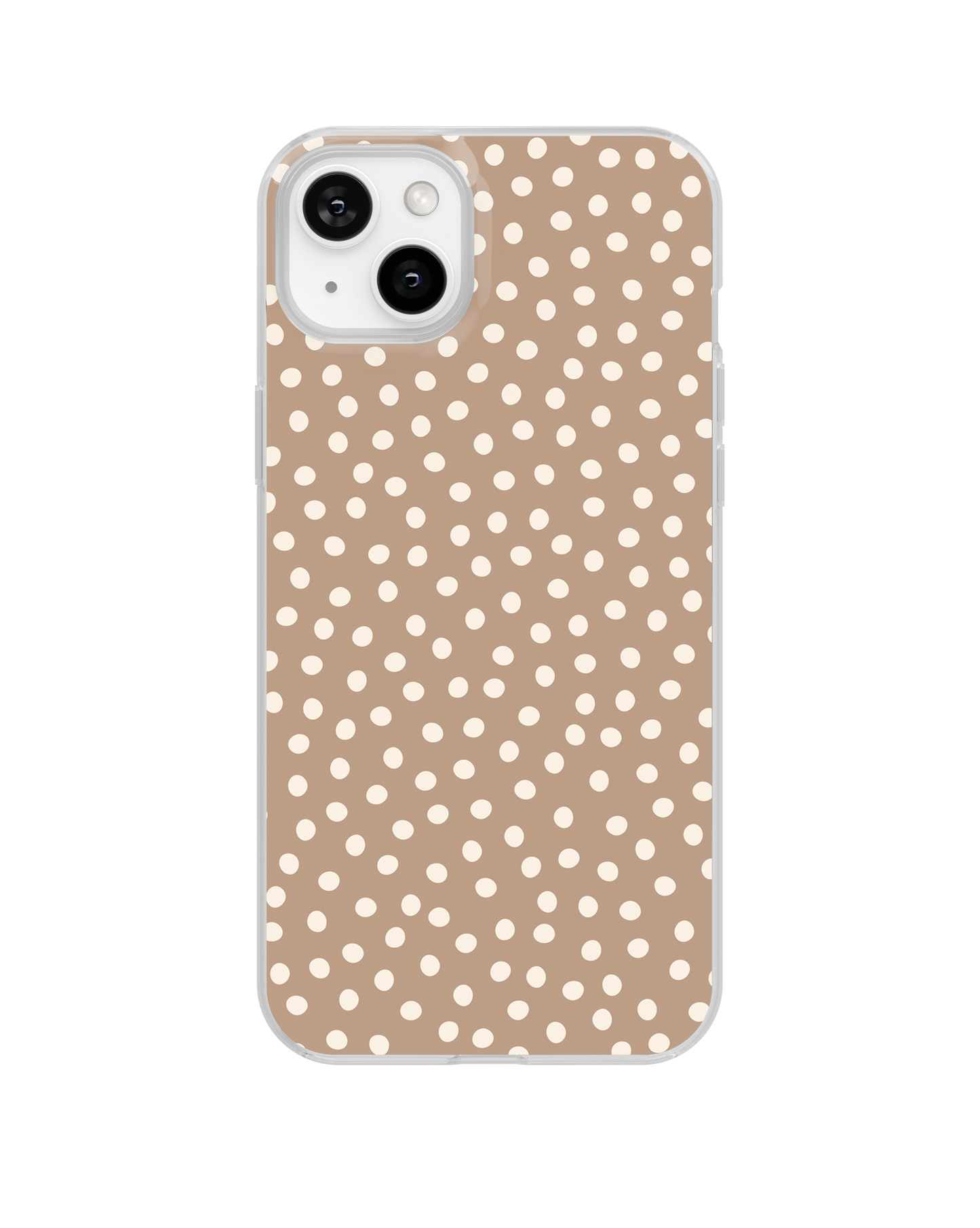 Chestnut Dots Clear Case Insert