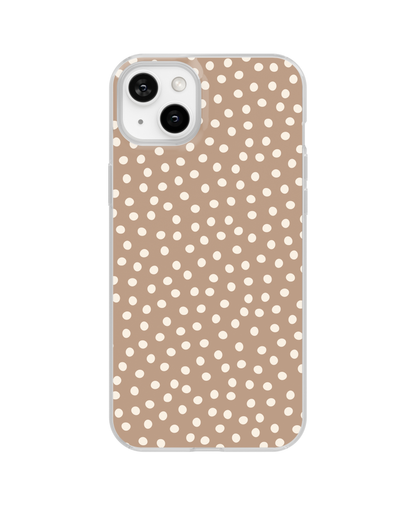 Chestnut Dots Clear Case Insert