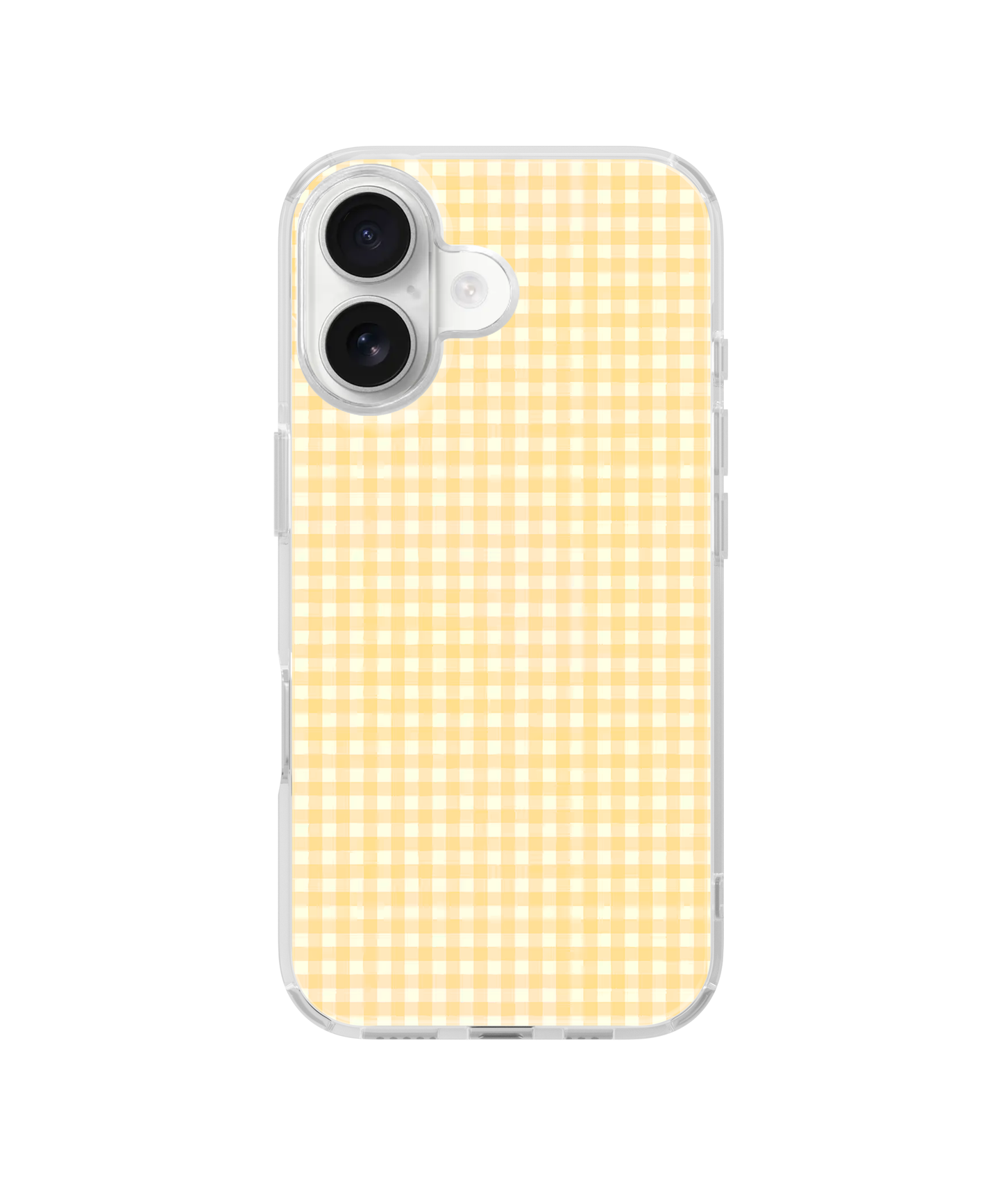 Yellow Gingham Clear Case Insert