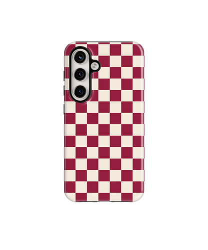 Black Cherry Checkers II Phone Case