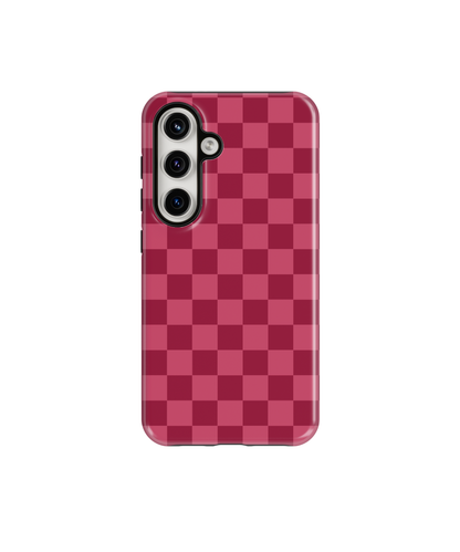 Black Cherry Checkers Phone Case