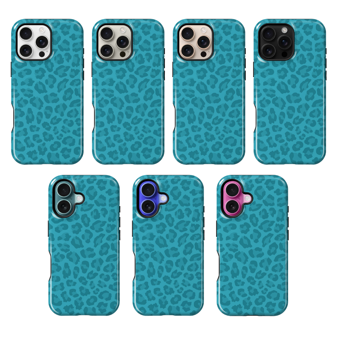 Mermaid Jewel Leopard Phone Case