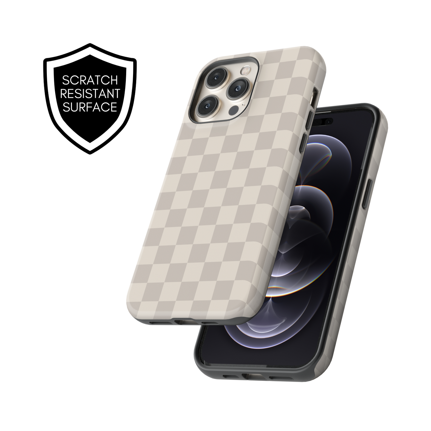 Vanilla Checkers II iPhone Case