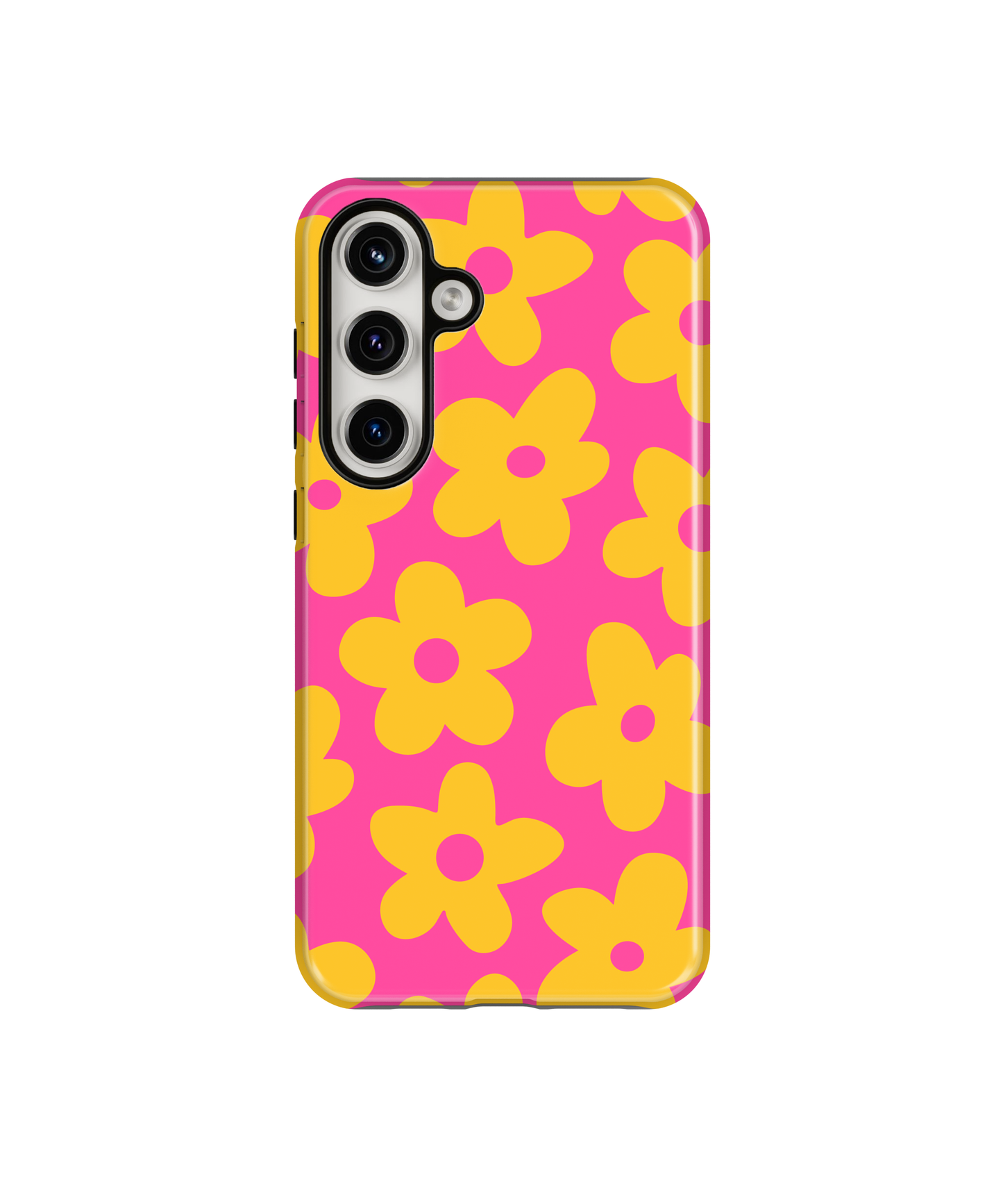 Pink Lemonade Big Blooms Phone Case