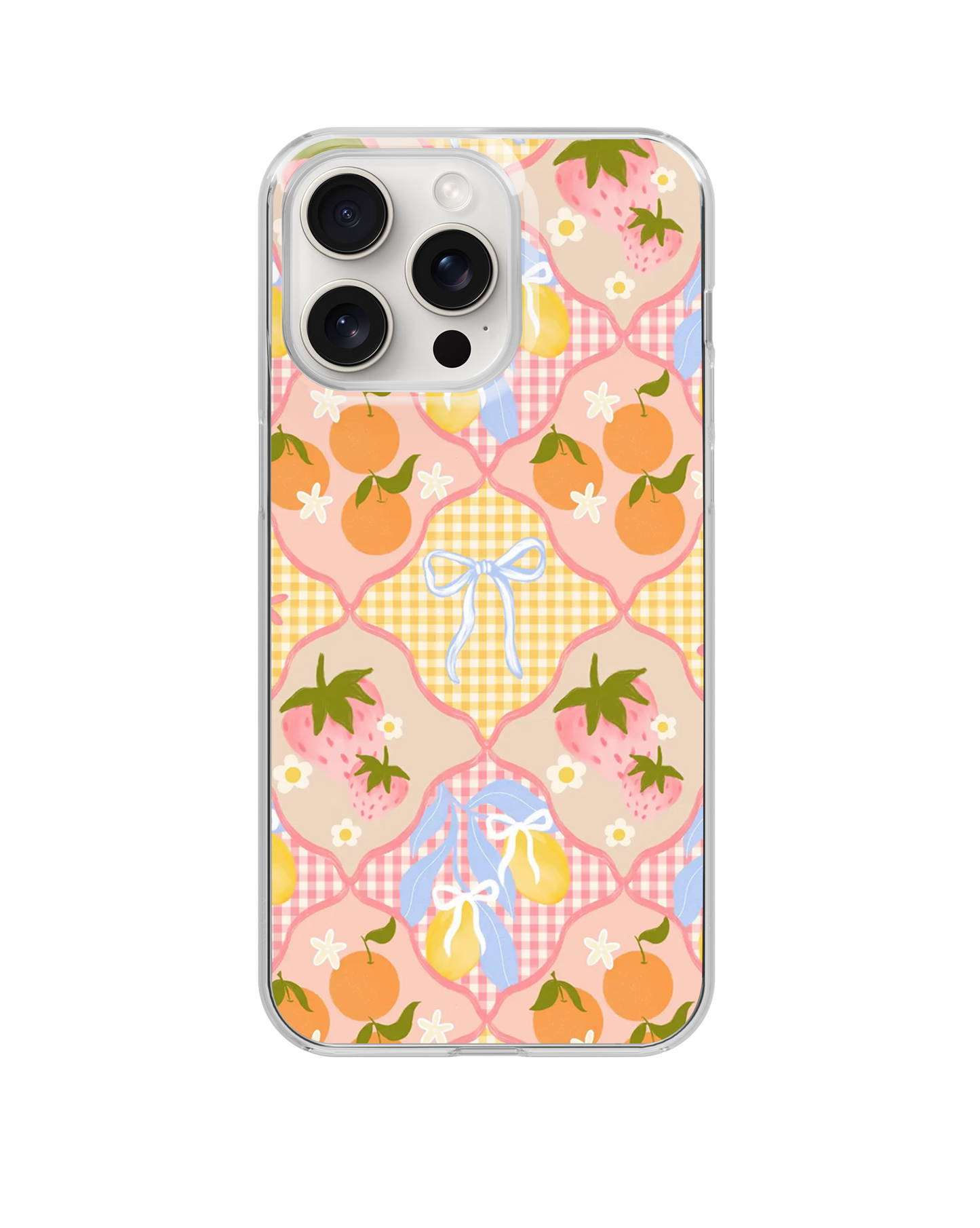 Gingham Grove Clear Case Insert